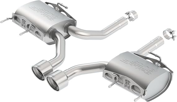 BORLA 11823 Axle-Back Performance Exhaust System for 2011-2015 Cadillac CTS-V Coupe 6.2L V8 Automatic/Manual Transmission Rear Wheel & All Wheel Drive 2 Door.