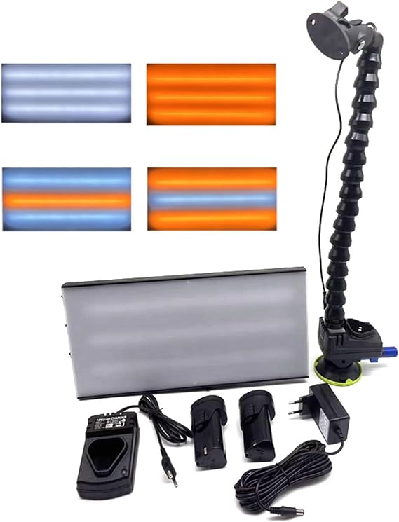 Paintless Dent Remova Lamp Light Car dent Repair Tools PDR Light Paintless Dent Repair Tools, Car Dent Reflector LED Stripe Line Board, 50x36x18cm