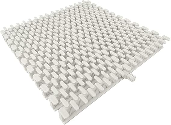 Splice Swimming Pool Grating, Plastic Grating Drainage Grating, Shower Drainage Grating Road Drainage Cover(B White30CM,1pcs)