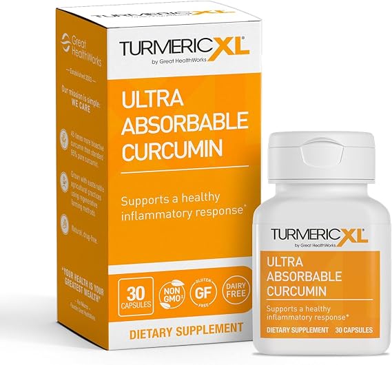 OmegaXL TurmericXL Joint Support Supplement, 250mg, 30 Capsules