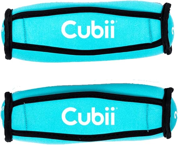 Cubii Comfii - Two 2lb Soft Dumbbell Set Hand Weights Set For Walking and Low Impact Workouts for Women, Men and Seniors