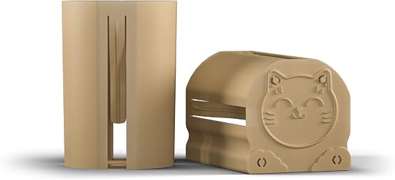 Lint Roller Cover - Up to 2.1" Diameter Roller for All Types Lint Rollers Brands, Protecting Cover for Extra Sticky Roller, 2 Pack, Beige Cat Covers