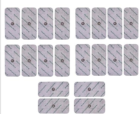 Healthcare World Compex Cefar Easy Large 3.9mm Push Button TENS Pads - Pack of 20