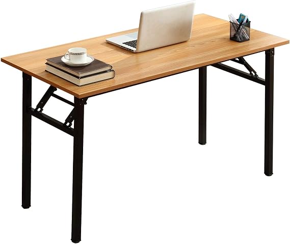 SogesPower Portable Fold-Up Computer Desk High Performance Table for Home Office Workstation Study Desk Conference Table Camping LP-AC5