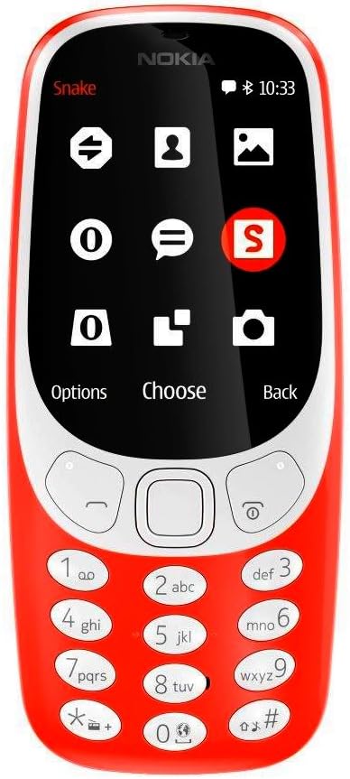 Nokia 3310 3G 64 MB UK SIM-Free Mobile Phone - Warm Red