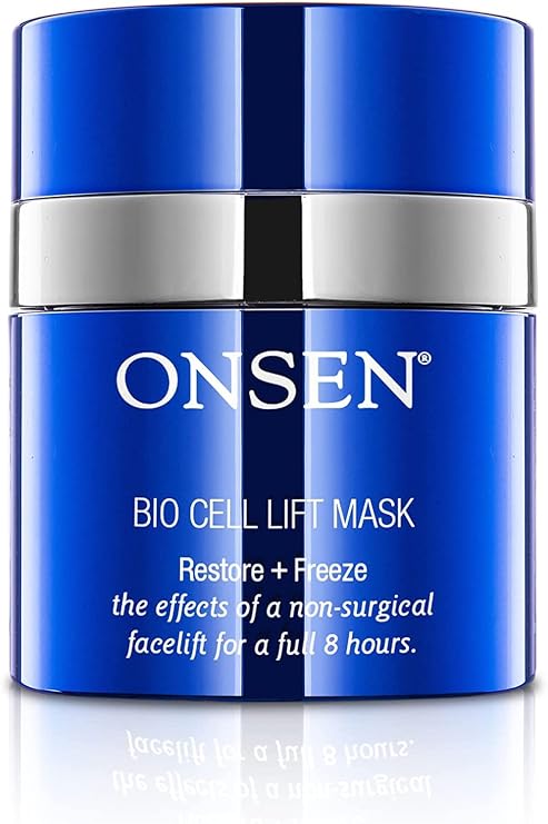 Onsen Bio Cell Lift Mask - Non-Invasive Face Lift & Anti-Wrinkle Treatment, Smoothes Fine Lines, Firms & Rejuvenates Skin, Professional Grade Face Lifting Mask, 1 fl oz / 30 ml