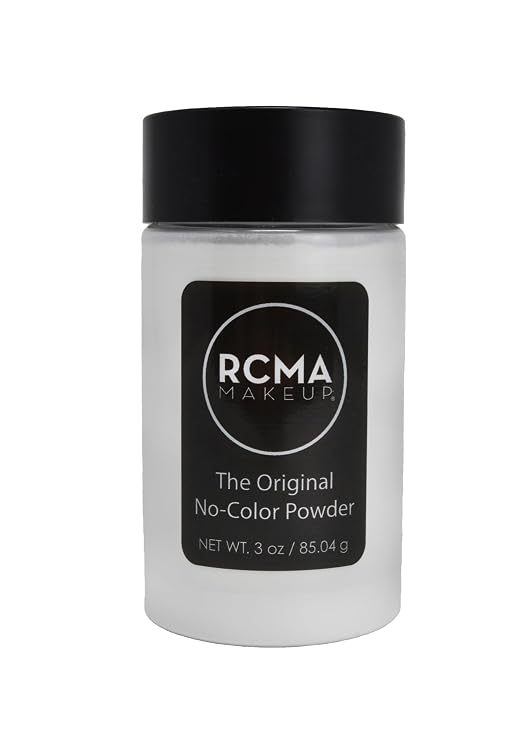 RCMA Makeup The Original No Color Powder, Loose Setting Powder, Professional Makeup, No Flash Back, Universal, All Skin Types, Flawless Finish,