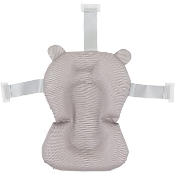 Baby Bath Seat Cushion Baby Bath Pillow Bath Cushion for Newborns (White Stars)