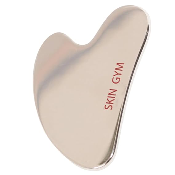 SKIN GYM Cryo Stainless Steel Heart Gua Sha Cooling Facial Massage Tool