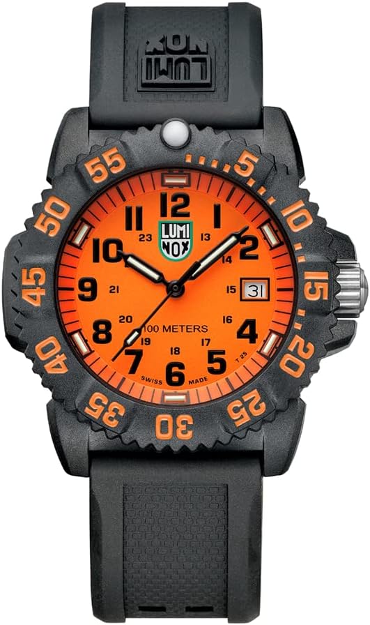 Luminox - G Collection Sea Lion Men's Watch 38 mm - Military Watch in Black with Date Display 100 m Waterproof - Multiple Variants - Made in Switzerland - Men's Watch - Made in Switzerland
