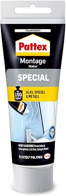 Pattex 1829522 Spezial Mounting Glue, Transparent, 80 g