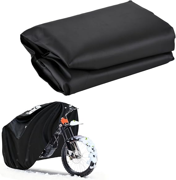 EBike Cover Waterproof for Surron LBX eRide Pro Talaria Rawrr Mantis Ebox ETM,Electric Bike Outdoor Storage Rain Weather Cover Compatible Fit for Yozma IN10 Ridstar Q20 Tuttio Soleil 01 Super 73