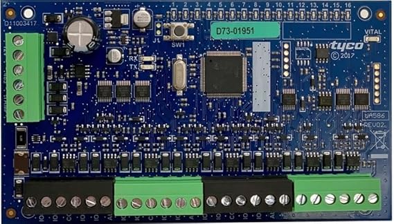 Kantech KT-MOD-IO16 RS-485 Input/Output Expansion Module, Compatible with KT-1 and KT-400 Door Controller, 16 Input/16 Outputs, 16 LED Indicators, Module Status, RS485, 9.5 to 15 VDC