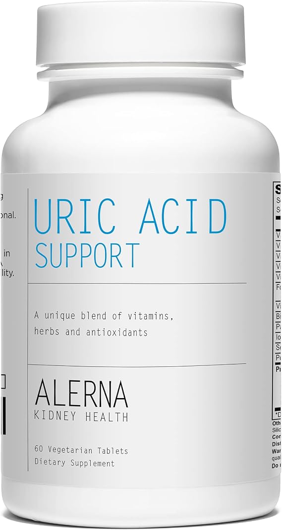 Uric Acid Support Dietary Supplement Tart Cherry, Celery Extract, Turmeric & Quercetin Joint Comfort Supplement with Antioxidant Support 60 Vegetarian Tablets