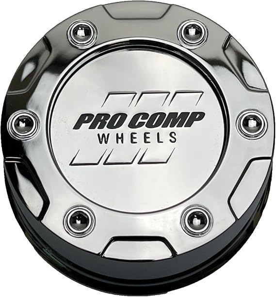 Pro Comp Chrome Snap in Wheel Center Cap 7342142 8342141 S511-33 Sticker Logo
