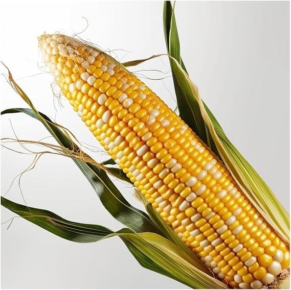 Brownie Brand Bisweet-HomH Sweet Corn seeds - Fresh, Sweet, and Delicious Whole Kernel Corn for Snacks and Canning - Rich in Nutrients, Ideal for Soups, Salads, Non-GMO. (Packet)