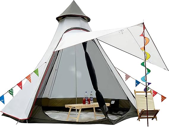 12'x10'x8'Dome Camping Tent 5-6 Person 4 Season Double Layers Waterproof Anti-UV Windproof Tents Family Outdoor Camping Tent | Double Layers