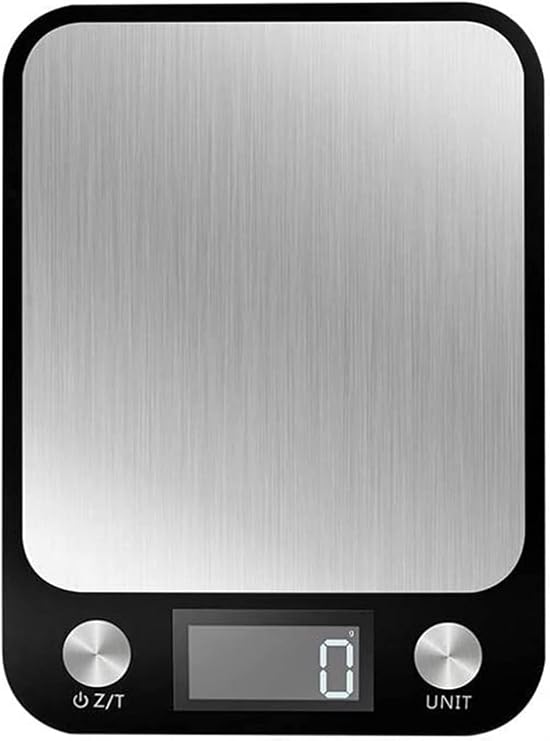 Digital Kitchen Scale - High Accuracy Precision Multifunction Food Meat Scale with Back-Lit LCD Display