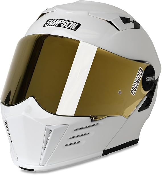 Simpson Helmets M59L1 Mod Bandit DOT/ECE Certification Large White