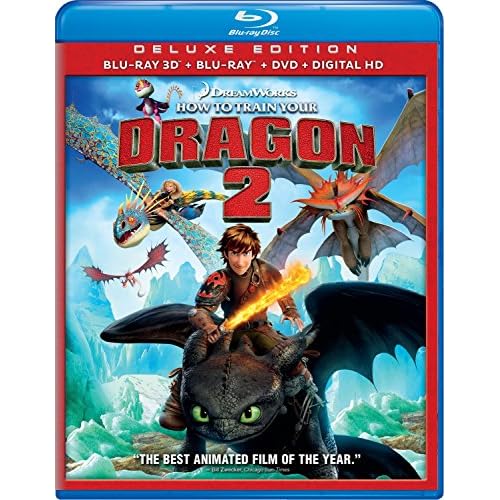 How to Train Your Dragon 2 - Deluxe Edition Blu-ray 3D + Blu-ray + DVD