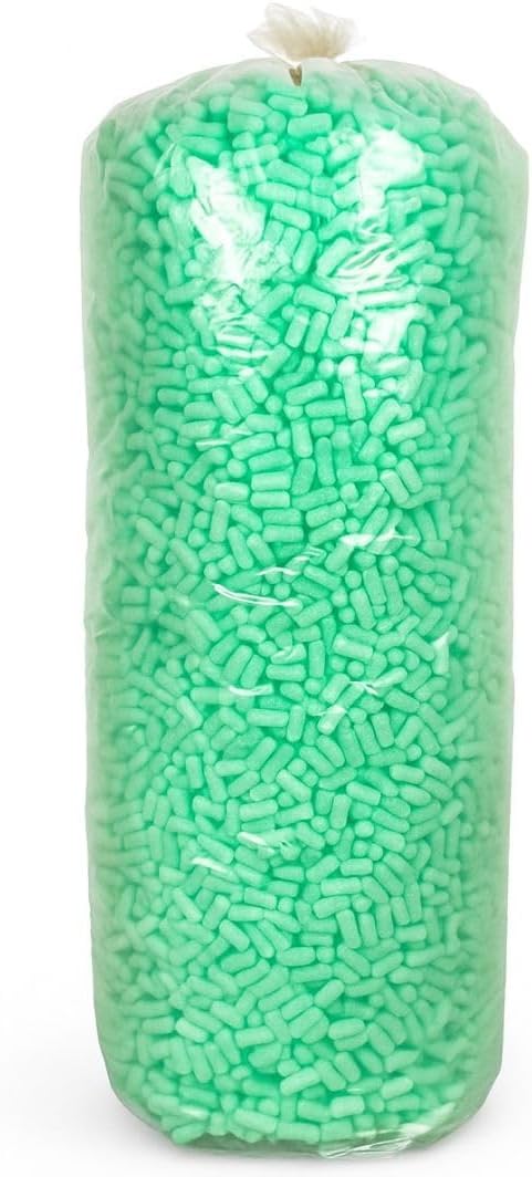 250 Litre Packaging Chips Green - Filling Material Special Padding Chips Made of Corn Starch - Filling Material for Packages - Organic Packaging Material - Environmentally Friendly Packaging
