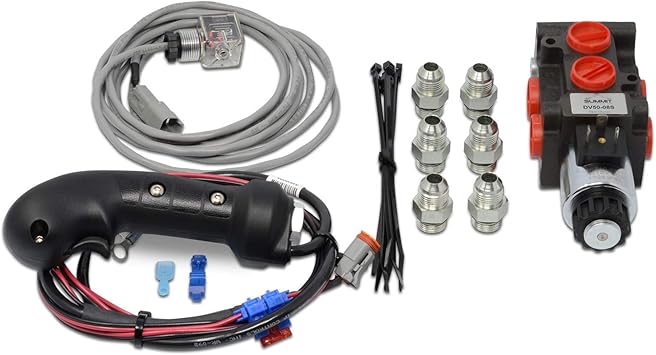 Summit Hydraulics Hydraulic Multiplier Selector Diverter Valve w/Joystick Handle, 13 GPM