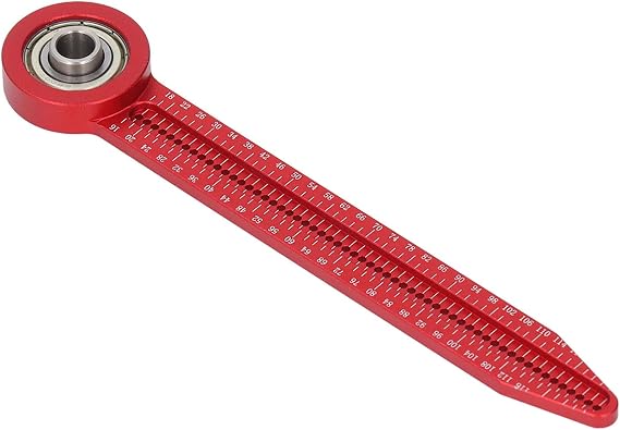 Ymiko Woodworking Compass Scriber Aluminum Alloy 360 Degree Rotating Circular Drawing Tool for Industrial Drafting