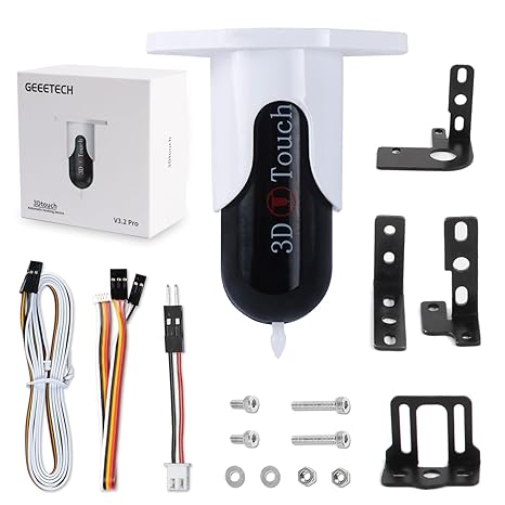 Geeetech Upgrade BL- Touch V3.2 Pro Auto Bed Leveling Sensor with 4 Brackets for Ender 3,Ender-3 Pro, Ender 5, Ender 5 Pro, Ender 5s, CR10, CR10 V3 Printer. Bltouch Kit for 8 or 32 Bit Motherboard