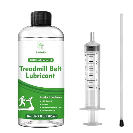 EIGTWEN 500ml Treadmill Lubricant for Belt, 100% Silicone Treadmill Oil