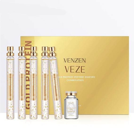 VENZEN Gold Protein Peptide Serum Combination Skin Moisturizing 5x15ml