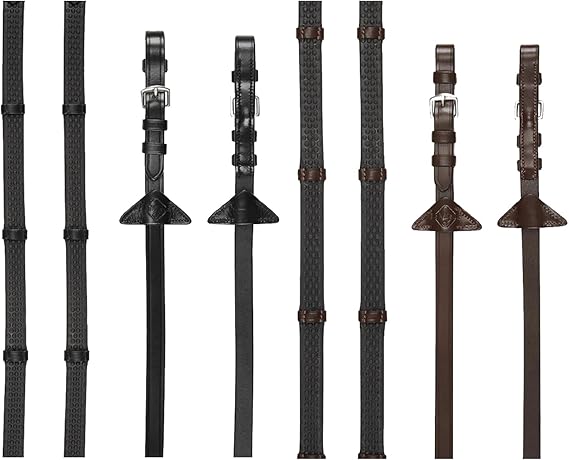 LeMieux Soft Rubber Reins with Stoppers