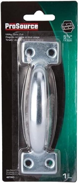 ProSource 20911Zcb-Psdoor Pull20911ZCB-PS Utility & Door Pull, 5-3/4 in L x 1-1/2 in W, Steel, Zinc Plated