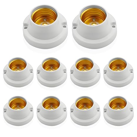 Pack of 10 Lamp Holder E27 Universal