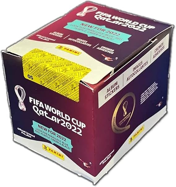 Panini FIFA World Cup 2022 Qatar Games Sticker Box 50 Pack of 5