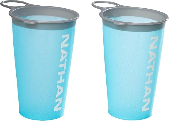 Nathan Reuseable Race Day Cup (2 Pack) Blue Me Away/White