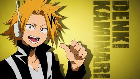 TianSW Kaminari Denki (43inch x 24inch/107cm x 60cm) My Hero Academia Season 3 Midoriya Izuku All Might Waterproof Poster No Fading