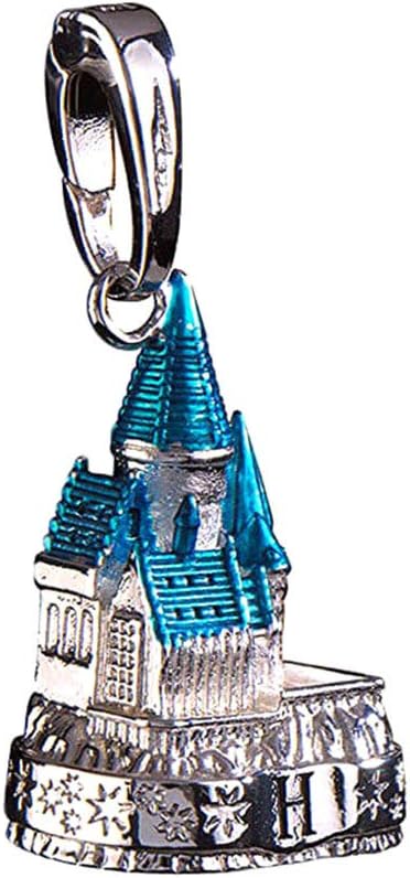 The Noble Collection Lumos Harry Potter Charm No. 3 - Hogwarts Castle Silver Plated