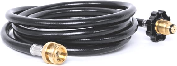 Grillblazer 8ft Propane Hose & Adapter for 20lb Tank | Compatible with GrillGun & Su-VGun | Universal Fit for All CGA-600 Devices | Flexible Durable Extension Hose for Outdoor Cooking & Grilling