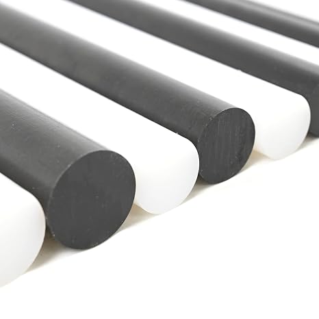 BuyPlastic Repro Black UHMW Plastic Rod 1 1/8" Diameter, 2 ft. Nominal Length, Ultra High Molecular Weight Polyethylene Bar