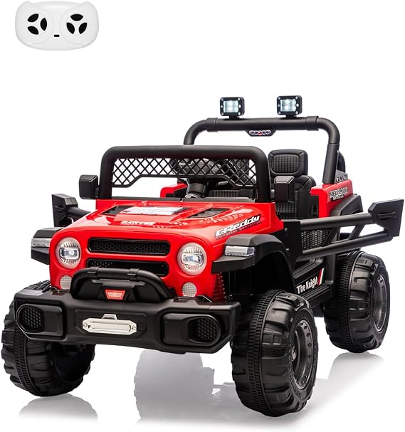 12V Ride On Truck Car, Kids Electric Vehicles with Remote Control