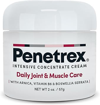 Penetrex Daily Joint & Muscle Care Cream Soothing Botanical Formula with Arnica, Vitamin B6 & MSM Lightweight Fast-Absorbing Cream for Everyday Movement - Non-Greasy - Light Scent- 2 oz