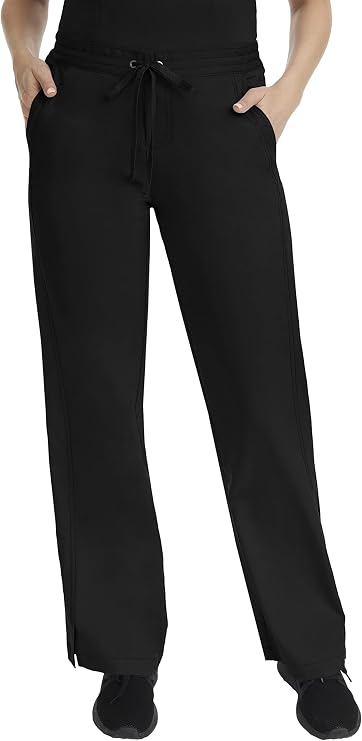 Healing Hands Taylor Women's Pants Mid Rise with 2 Pockets & Back Elastic Waistband 9095