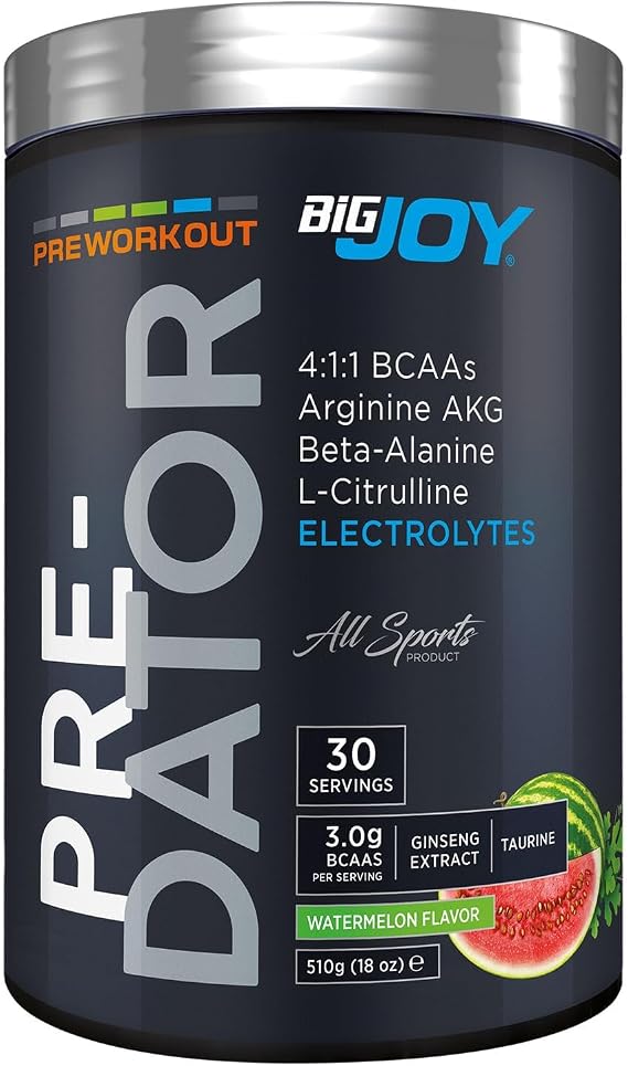 Bigjoy Pre-Workout Predator - Karpuz Aromalı 1 Paket(1 X 510 G)