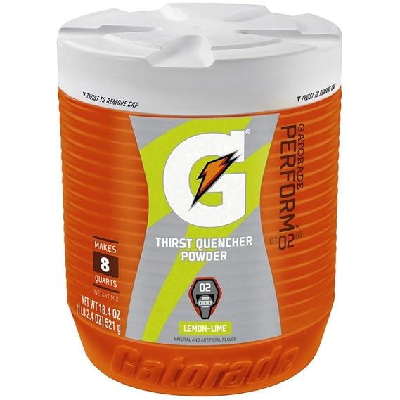 Gatorade G Series Lemon Lime Powder 18.3 OZ (521g)