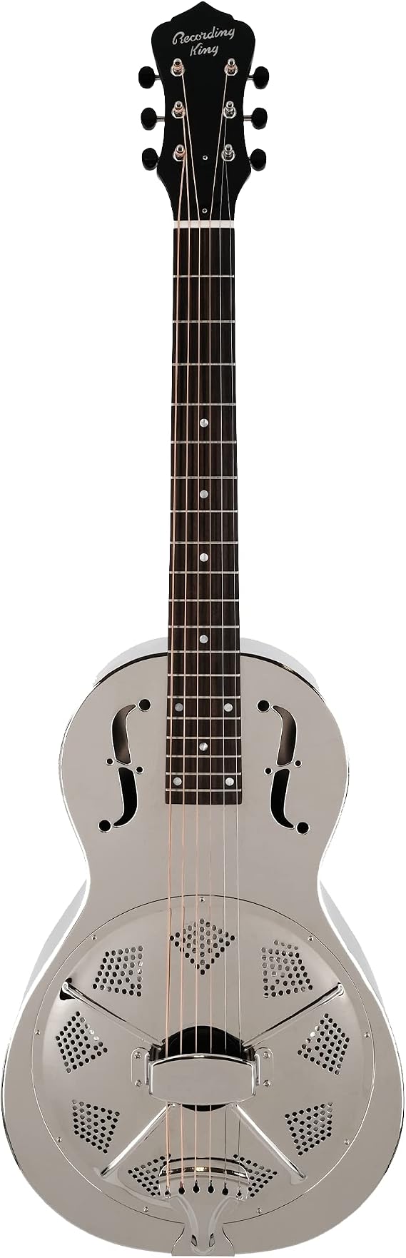 Metal Body Parlor Resonator Guitar
