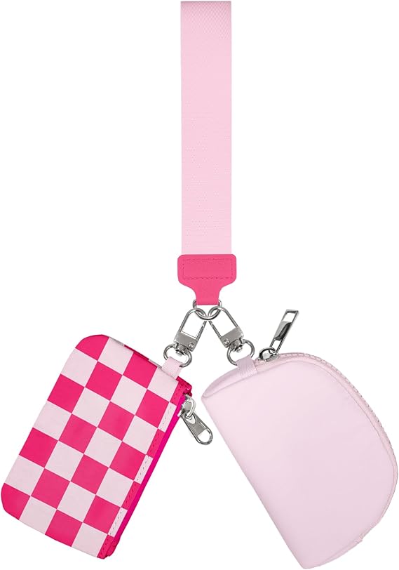 Wristlet Wallets for Women Ladies Teen Girls Female Wallets Cute Aesthetic Unique Modern Purse Keychain