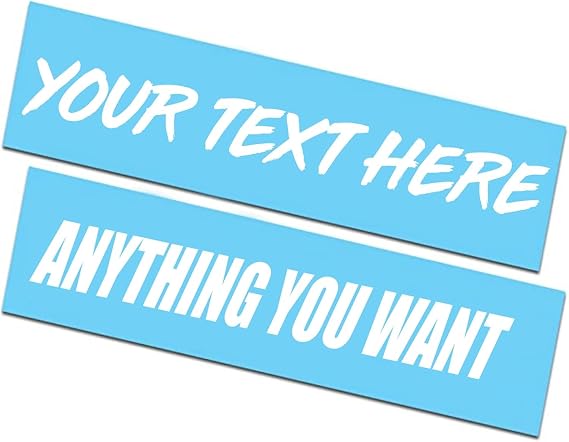 VulgrCo Custom Vinyl Lettering for Cars, Personalized Decal Letters & Custom Text Stickers for Windows, Vehicles, Cups & More, Durable, Vibrant Customizable Vinyl Decals