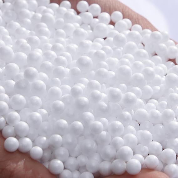 PINNKL Bean Bag Filler - Bean Bag Chair Filling - 70L 3-5mm EPS Ball Pouf Refill Filler Foam Polystyrene Bean Bag Sofa Chair Bean Bag Filler Filling Punching Bag Filler