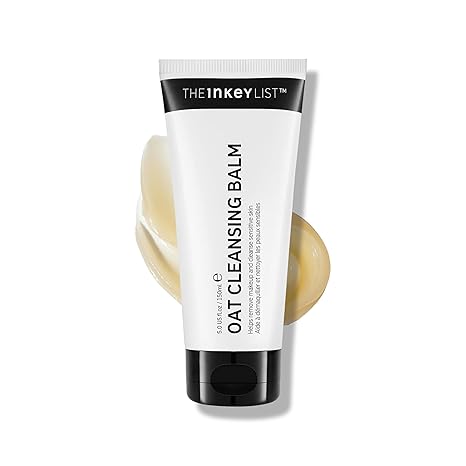 The INKEY List Oat Cleansing Balm, Dissolves Makeup, Nourishing Skincare, Gentle Cleanser, Vegan Friendly, Suitable For All Skin Types