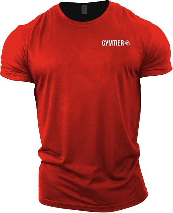 GYMTIER Gym Clothes for Men Gym T-Shirt - Bodybuilding Workout Training Top Bodybuilding Workout T Shirt Training Top MMA Men's Active Wear